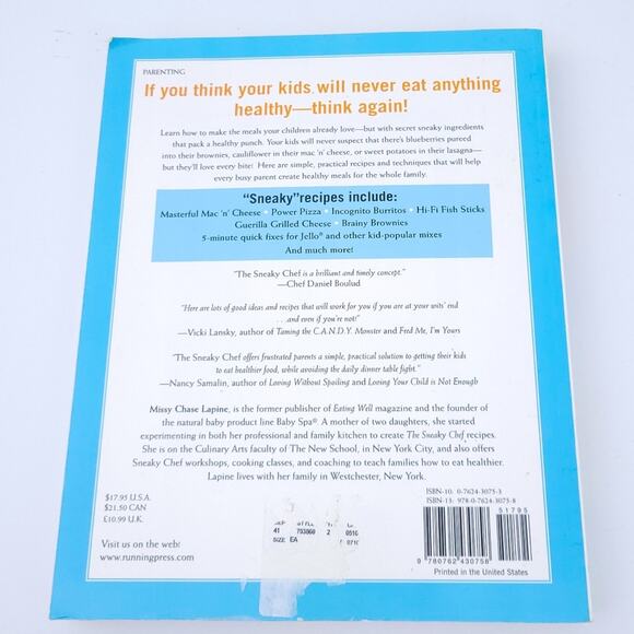 The Sneaky Chef Cookbook: Hiding Healthy Foods In Kids' Favorite Foods - Picture 2 of 4